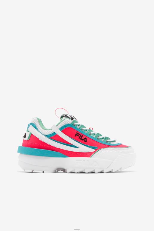 FILA kvinner kvinners disruptor 2 exp fila hvit/diva rosa/blå HHL841172 hvit/diva rosa/blå