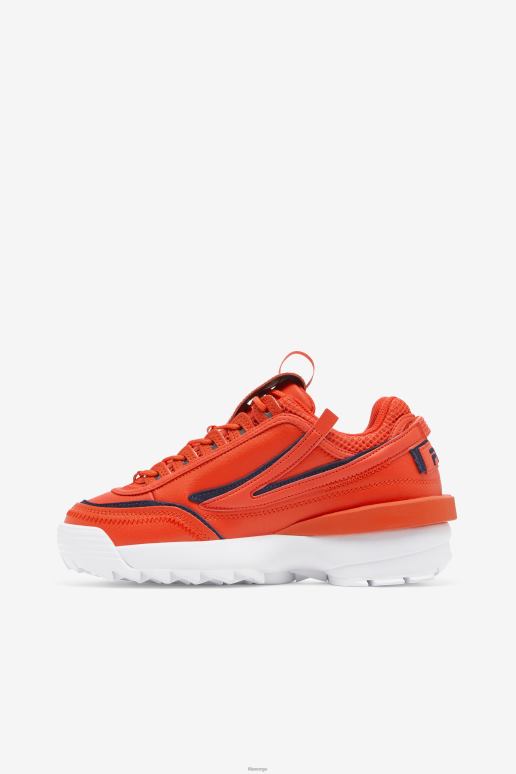 FILA kvinner kvinners disruptor 2 exp fila orange.com/navy/white HHL841196 orange.com/navy/white