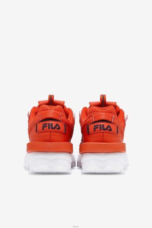 FILA kvinner kvinners disruptor 2 exp fila orange.com/navy/white HHL841196 orange.com/navy/white