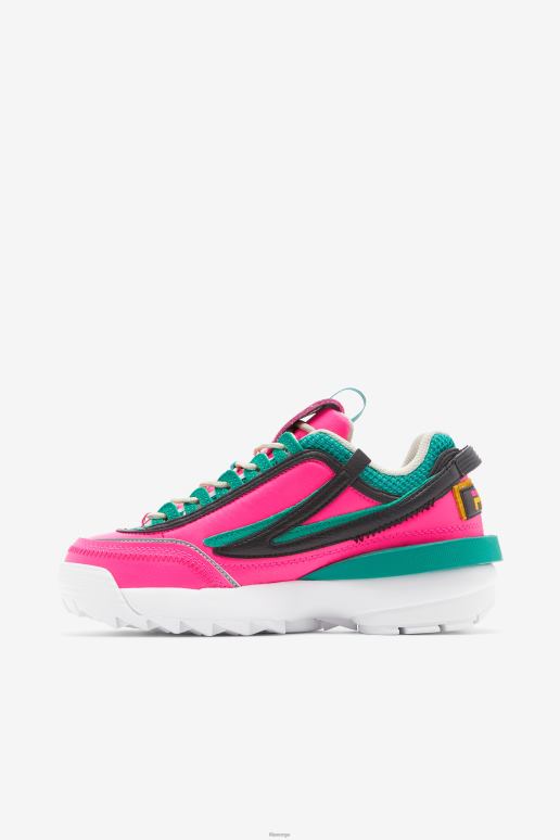 FILA kvinner kvinners disruptor 2 exp fila rosa glød/gull/gardenia HHL841238 rosa glød/gull/gardenia