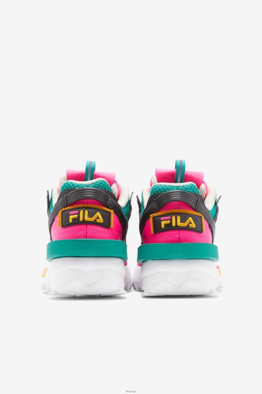 FILA kvinner kvinners disruptor 2 exp fila rosa glød/gull/gardenia HHL841238 rosa glød/gull/gardenia