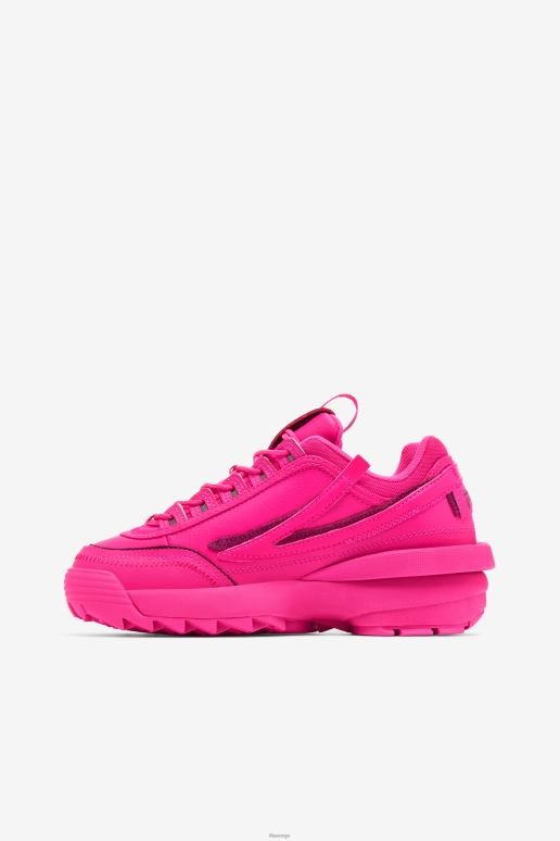 FILA kvinner kvinners disruptor 2 exp fila rosa glo/festival fuchsia HHL841178 rosa glo/festivalfuchsia