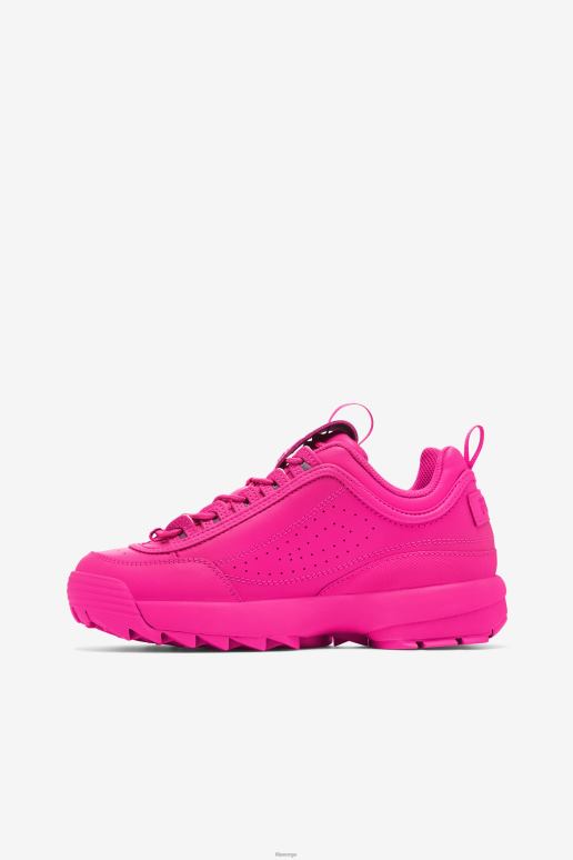 FILA kvinner kvinners disruptor 2 premium rosa glo fila HHL841163 rosa glo