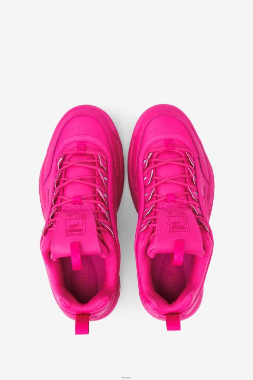 FILA kvinner kvinners disruptor 2 premium rosa glo fila HHL841163 rosa glo