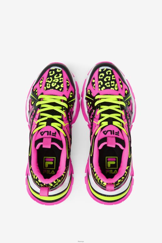 FILA kvinner rosa/svart/hvit fila dameelektrove 2 HHL841269 rosa/svart/hvitt