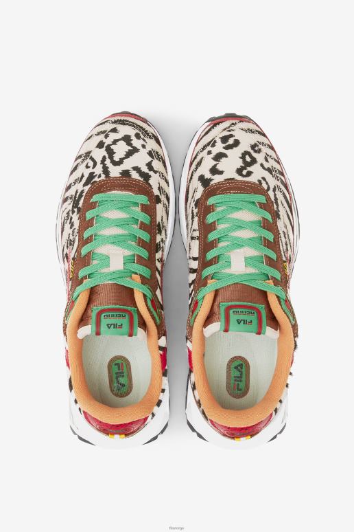 FILA kvinner sequoia/rød/frøperle fila dame renno null dyr HHL841251 sequoia/rød/frøperle