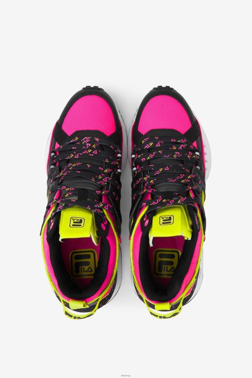 FILA kvinner svart/hvit/rosa glød kvinners spectra fila HHL841218 svart/hvit/rosa glød