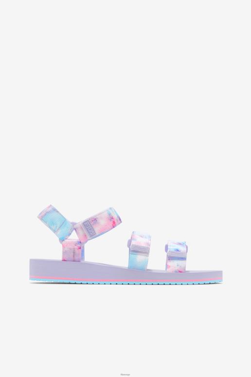 FILA kvinner damedrifter ts slips dye fila multi/hvit/lilla lyng HHL841358 multi/hvit/lilla lyng
