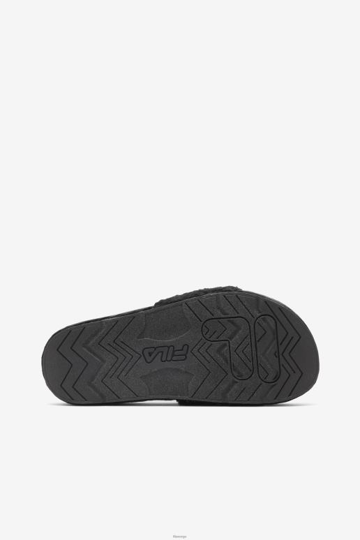 FILA kvinner fila dame fuzzy drifter svart/rød/hvit HHL841351 svart/rød/hvit