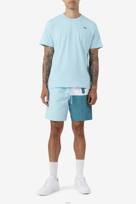 FILA menn cosire svømmekort petit four/bayou/hvit fila HHL84665 petit four/bayou/hvit