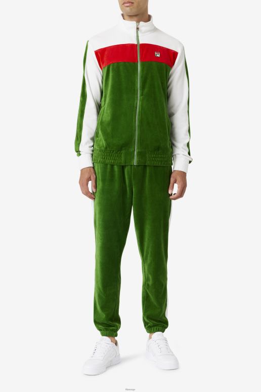 FILA menn fila formell hage/hvit/rød brice velurbukse HHL84568 formell hage/hvit/rød