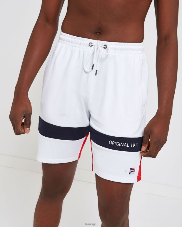 FILA menn fila hvit unisex verona short HHL842668 hvit