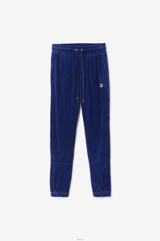 FILA menn fila ravid velour bukse blåkopi HHL84583 blåkopi