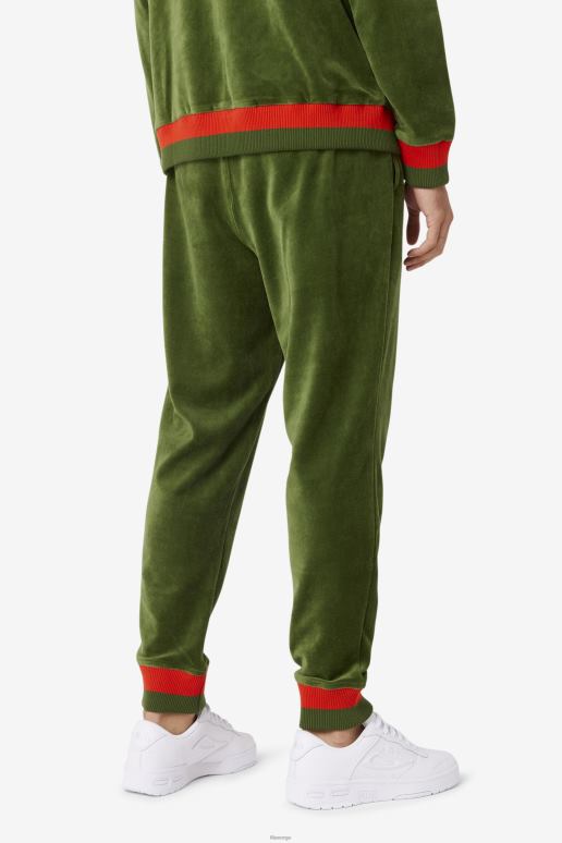 FILA menn fila x paterson velourbukse douglasgran/valmue/ørkensol fila HHL84713 douglasgran/valmue/ørkensol