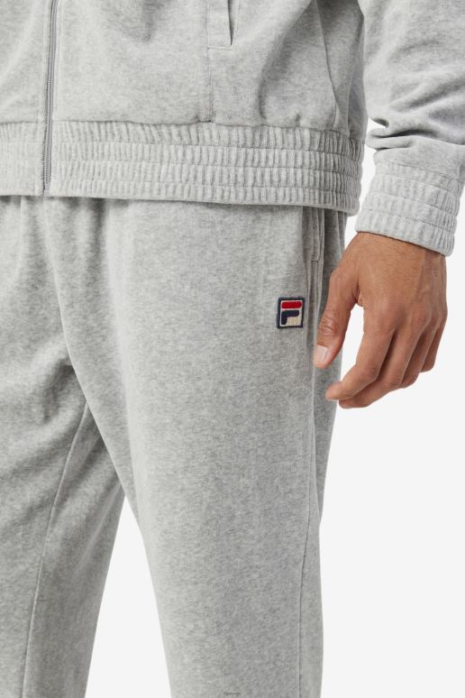 FILA menn gråmelert o-fit velurbukse fila HHL84558 gråmelert