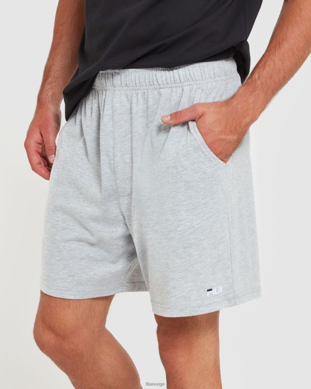 FILA menn klassiske jerseyshorts fila silver marle HHL842438 sølv marle