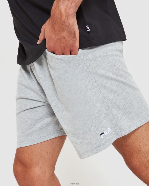 FILA menn klassiske jerseyshorts fila silver marle HHL842438 sølv marle