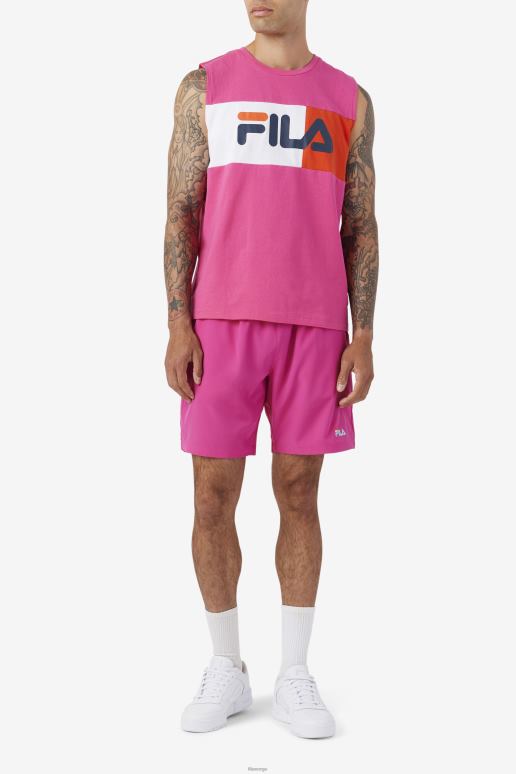 FILA menn lilla/gul/petit four fila ravini kort HHL84609 lilla/gul/petit four