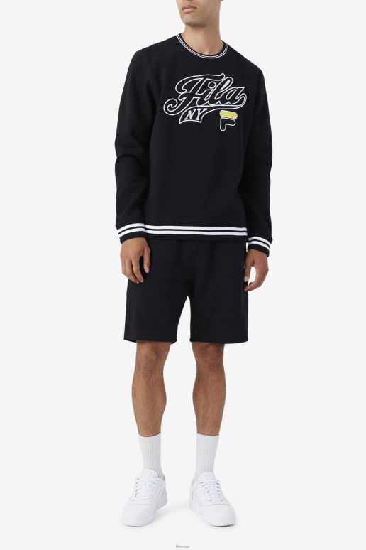 FILA menn logan kort fila sort/blå gran HHL84692 svart/blå gran