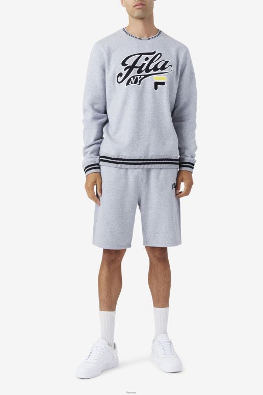 FILA menn lys grå mergel/blå gran fila logan kort HHL84693 lys grå mergel/blågran