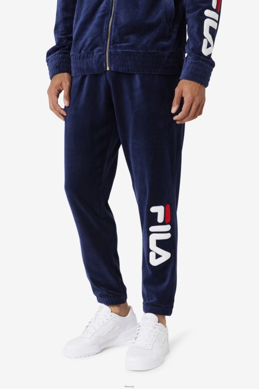 FILA menn mansur velurbukse marine/hvit/rød fila HHL84599 marine/hvit/rød