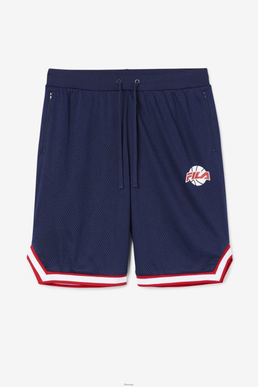 FILA menn marine/rød/hvit fila ovi basketballshorts HHL84723 marine/rød/hvit
