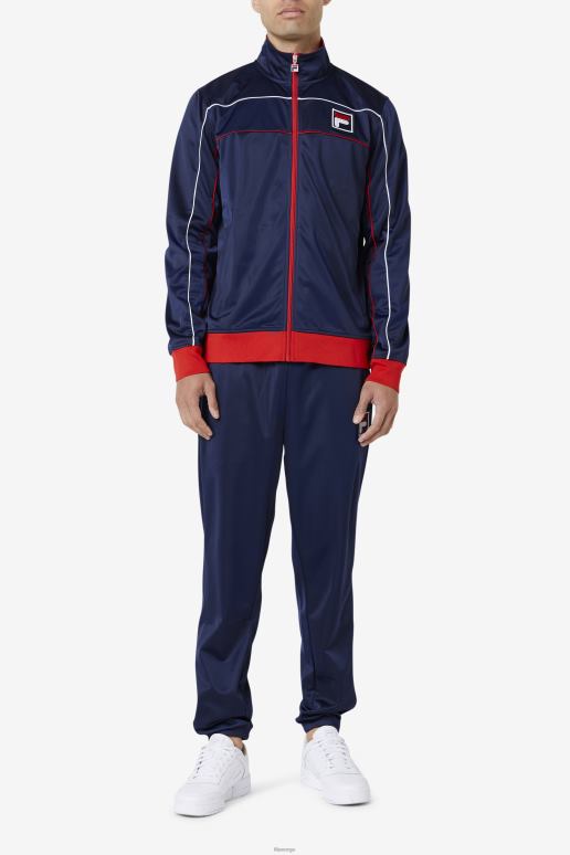 FILA menn marine/rød/hvit fila wayan joggebukse HHL84705 marine/rød/hvit
