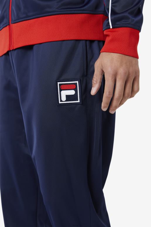 FILA menn marine/rød/hvit fila wayan joggebukse HHL84705 marine/rød/hvit