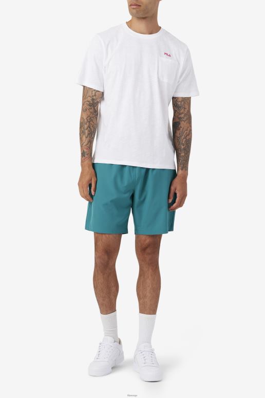 FILA menn ravini kort fila bayou/cherrytomat/gul HHL84608 bayou/cherrytomat/gul