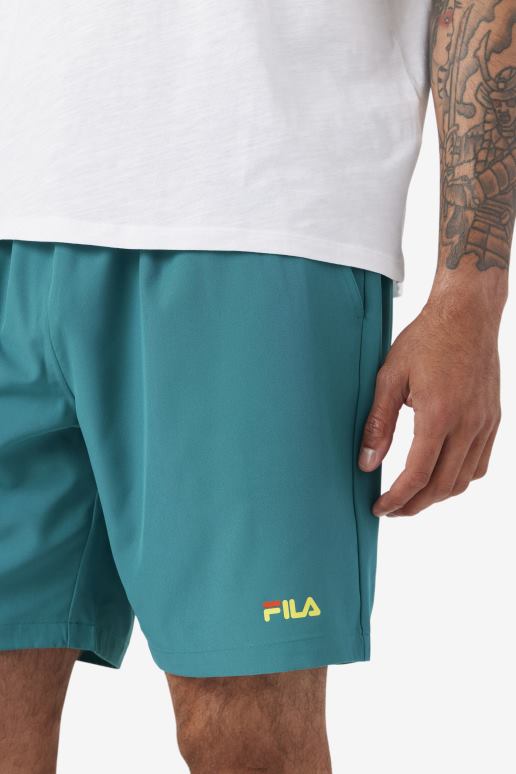 FILA menn ravini kort fila bayou/cherrytomat/gul HHL84608 bayou/cherrytomat/gul