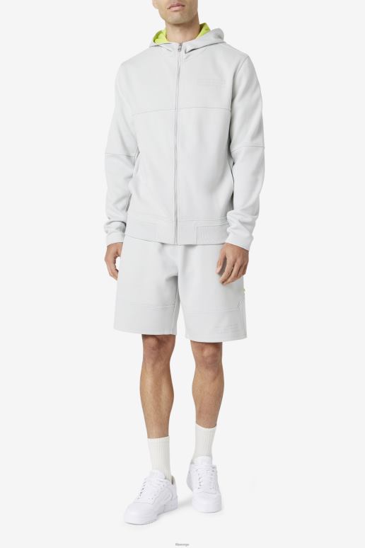 FILA menn rihaan kort fila stone/lime punch HHL84638 stein/kalkstans