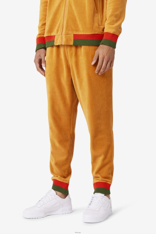 FILA menn ørkensol/valmue/douglasgran fila x paterson velour bukse fila HHL84714 ørkensol/valmue/douglasgran