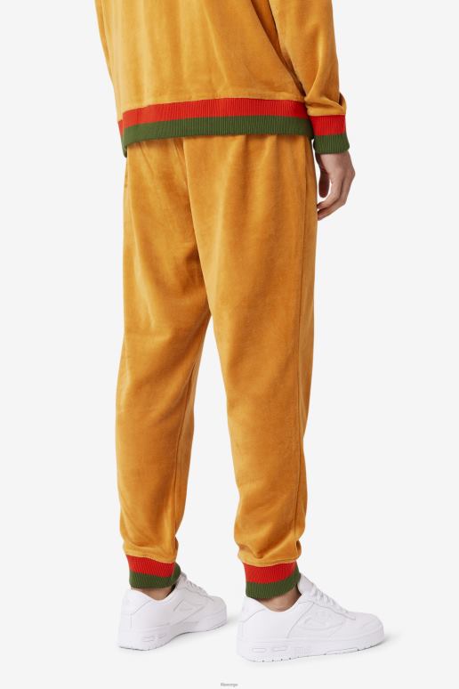 FILA menn ørkensol/valmue/douglasgran fila x paterson velour bukse fila HHL84714 ørkensol/valmue/douglasgran