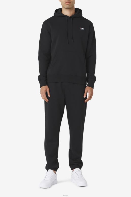 FILA menn algot hettegenser fila sort/hvit HHL84434 svart hvit