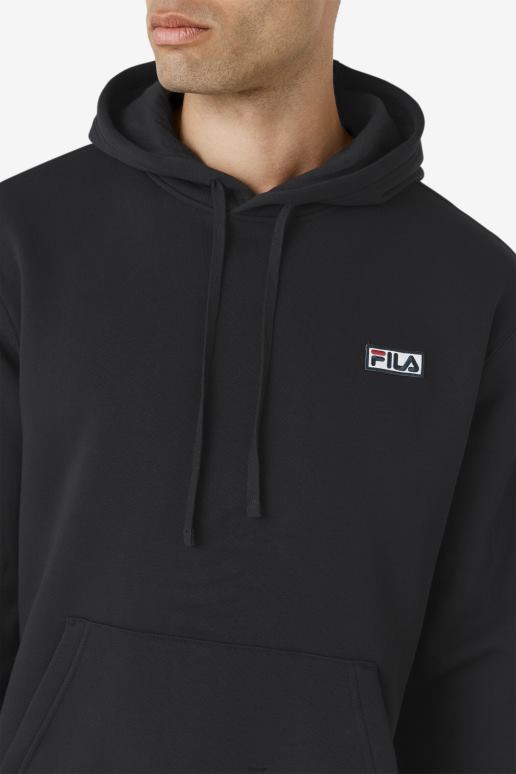 FILA menn algot hettegenser fila sort/hvit HHL84434 svart hvit