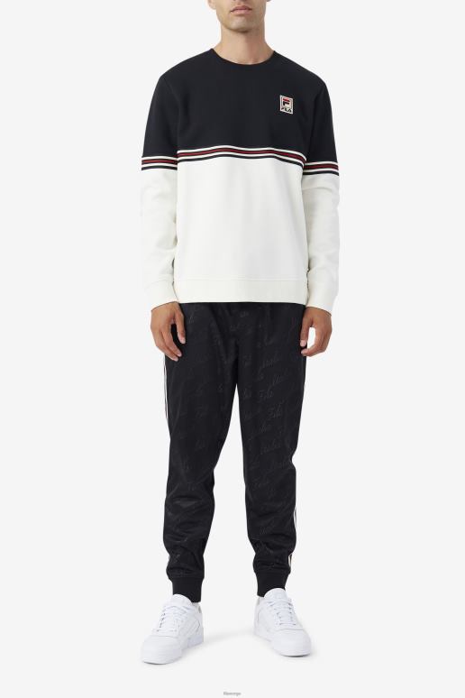 FILA menn asha crew fila svart/gardenia/gul HHL84470 svart/gardenia/gul