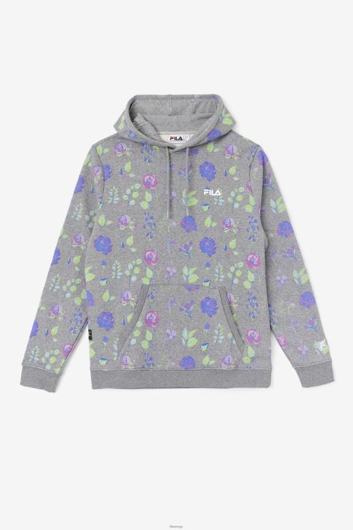 FILA menn ashokane hettegenser fila lyng/floral print HHL84548 lyng/blomstertrykk