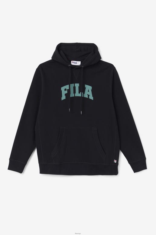 FILA menn brook hettegenser fila sort/blå gran HHL84494 svart/blå gran