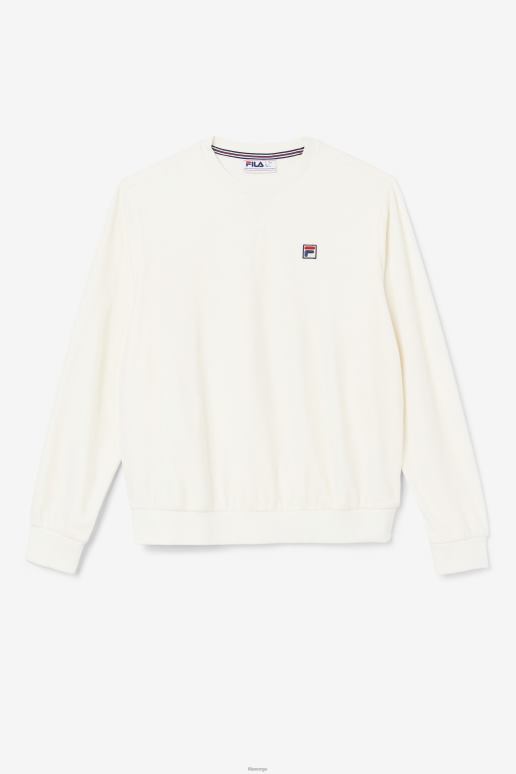 FILA menn earl velour crew egret fila HHL84479 egret