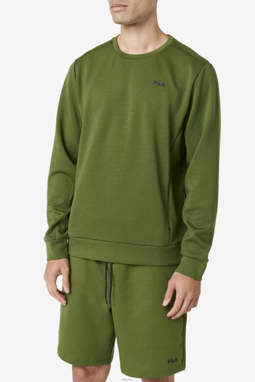 FILA menn emry crew fila gressløk/svart HHL84542 gressløk/svart