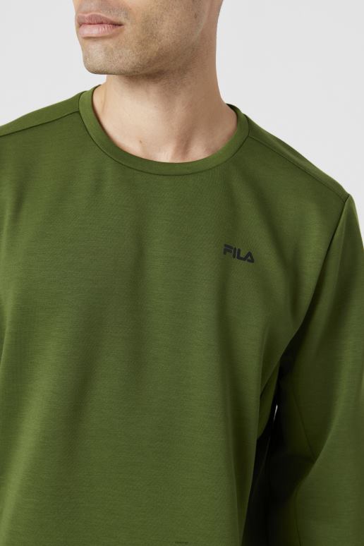 FILA menn emry crew fila gressløk/svart HHL84542 gressløk/svart