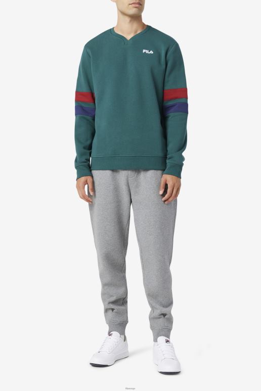 FILA menn faneel crew juni bug/rabarbra/peacoat fila HHL84515 juni insekt/rabarbra/peacoat