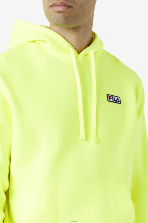 FILA menn fila algot hettegenser gul/svart HHL84433 gul/svart