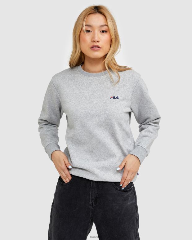 FILA menn fila classic unisex crew 2 sølv marle HHL842485 sølv marle