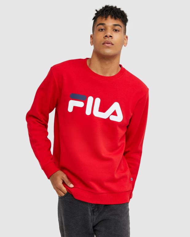 FILA menn fila classic unisex crew rød HHL842467 rød