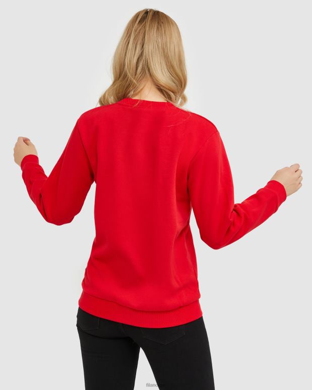 FILA menn fila classic unisex crew rød HHL842467 rød