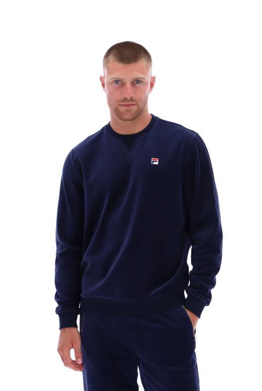 FILA menn fila earl velour crew HHL843249