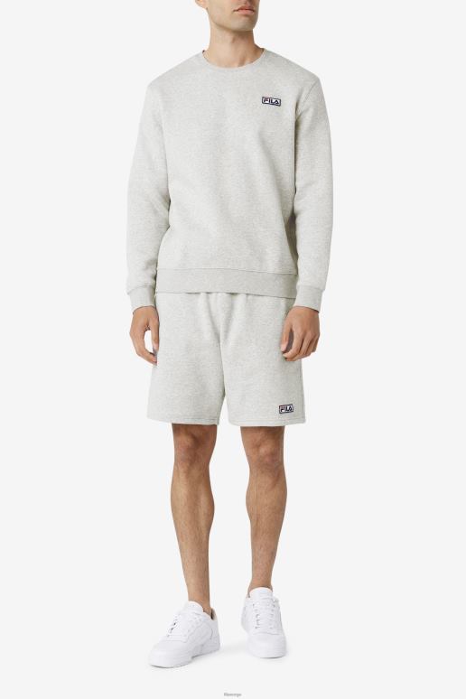 FILA menn fila garran crew grå lyng/hvit HHL84529 grålyng/hvit