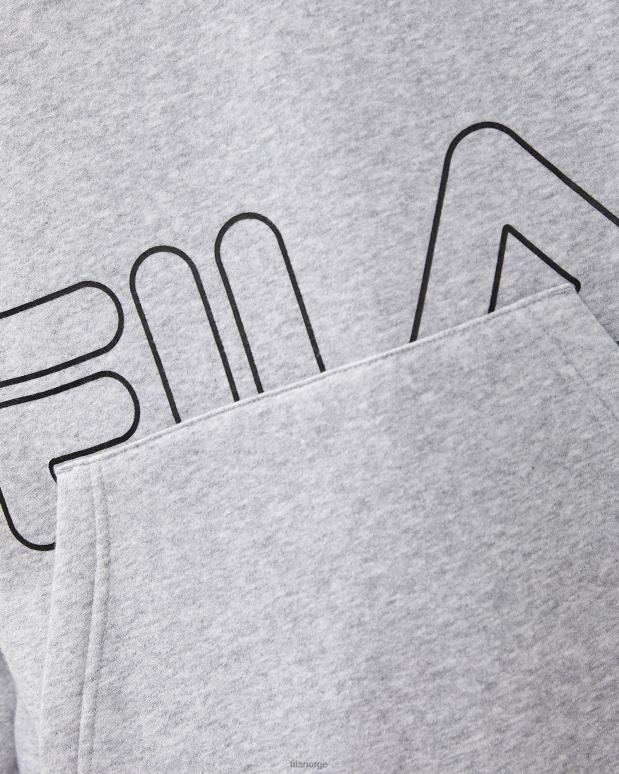 FILA menn fila grey marle herre jay qtr zip HHL842614 grå marle