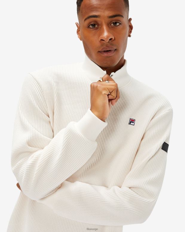 FILA menn fila herremerke 2.0 qtr zip kokosnøttkrem HHL842629 kokoskrem